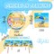 41pcs Summer Beach Party Supplies ,include 20pcs Dessert Plates,20pcs Napkin and 1pcs Tablecloth (Colorful Summer Beach(ccc))